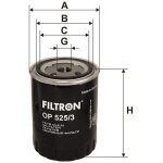 FILTR OLEJU OP525/3
