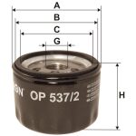 FILTR OLEJU OP537/2