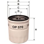 FILTR OLEJU OP570