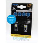 ŻARÓWKA 12V SMDx2  T10 WHITE CANBUS 2SZT 4090 LED