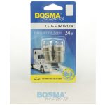 ŻARÓWKA 24V LEDx5  BA15S WHITE 2SZT 7255