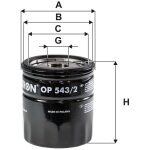 FILTR OLEJU OP543/2