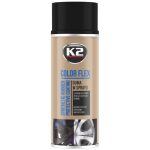 K2 GUMA SPRAY COLORFLEX CZARNY POŁYSK   400ML