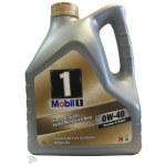 MOBIL 1 SYNTHETIC 0W-40 4L