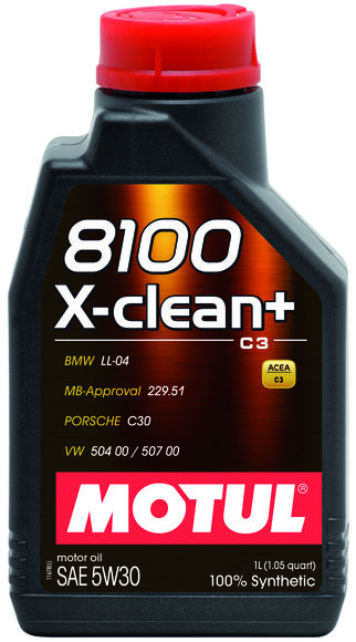 MOTUL 8100 X-CLEAN PLUS 5W-30 1L